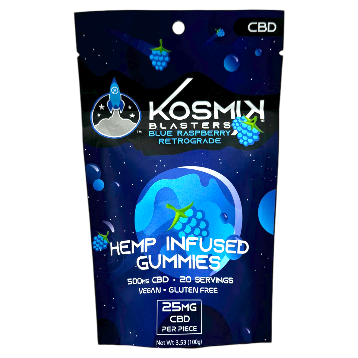 Kosmik Blasters (CBD) - Big Bang Berry - 500MG