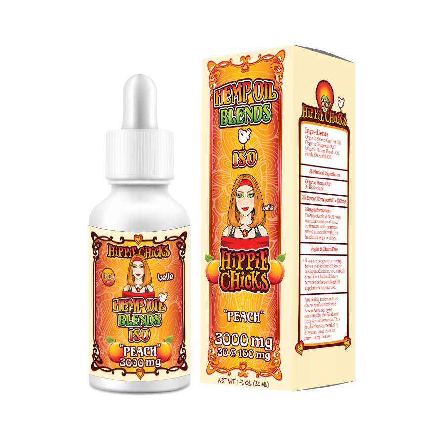 Peach CBD Tincture for Anxiety, Arthritis, Sleep