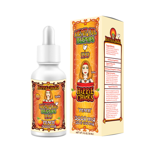 Peach CBD Tincture for Anxiety, Arthritis, Sleep